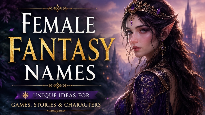 Female Fantasy Names: Unique Ideas for Characters