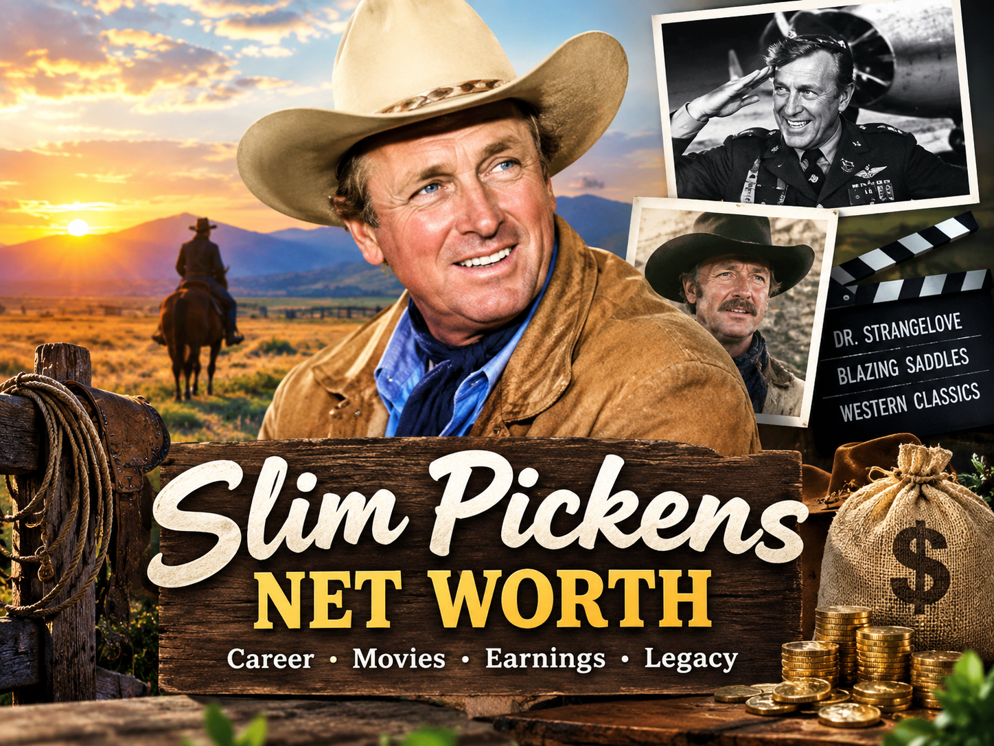Slim Pickens Net Worth, Acting Career, Income, Life Story